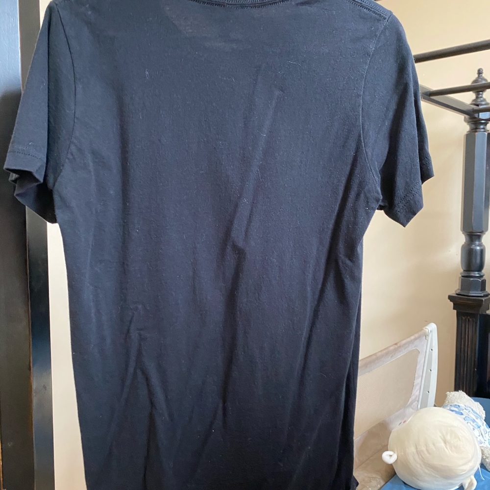 Black Leopard Print Tee Shirt Mana Size Small - Picture 6 of 6